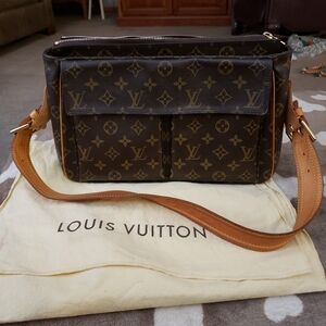 Louis Vuitton Brown Monogram Messenger Bag